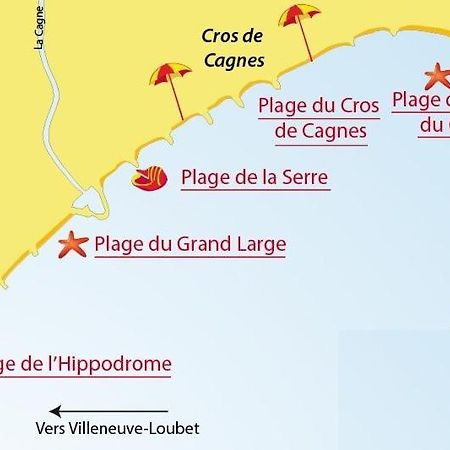 Lovely Studio & Garden - Pres Des Plages Cagnes-Sur-Mer Exterior foto